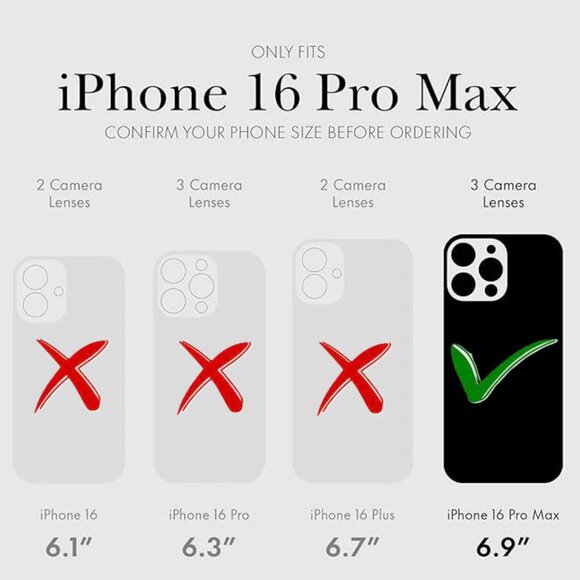 kate spade Case for Apple iPhone 16 Pro Max, Liquid Glitter Waterfall - Picture 3 of 7